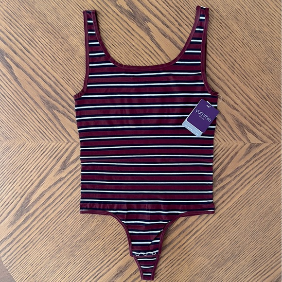 Yummie Ruby Striped Bodysuit - Picture 4 of 9